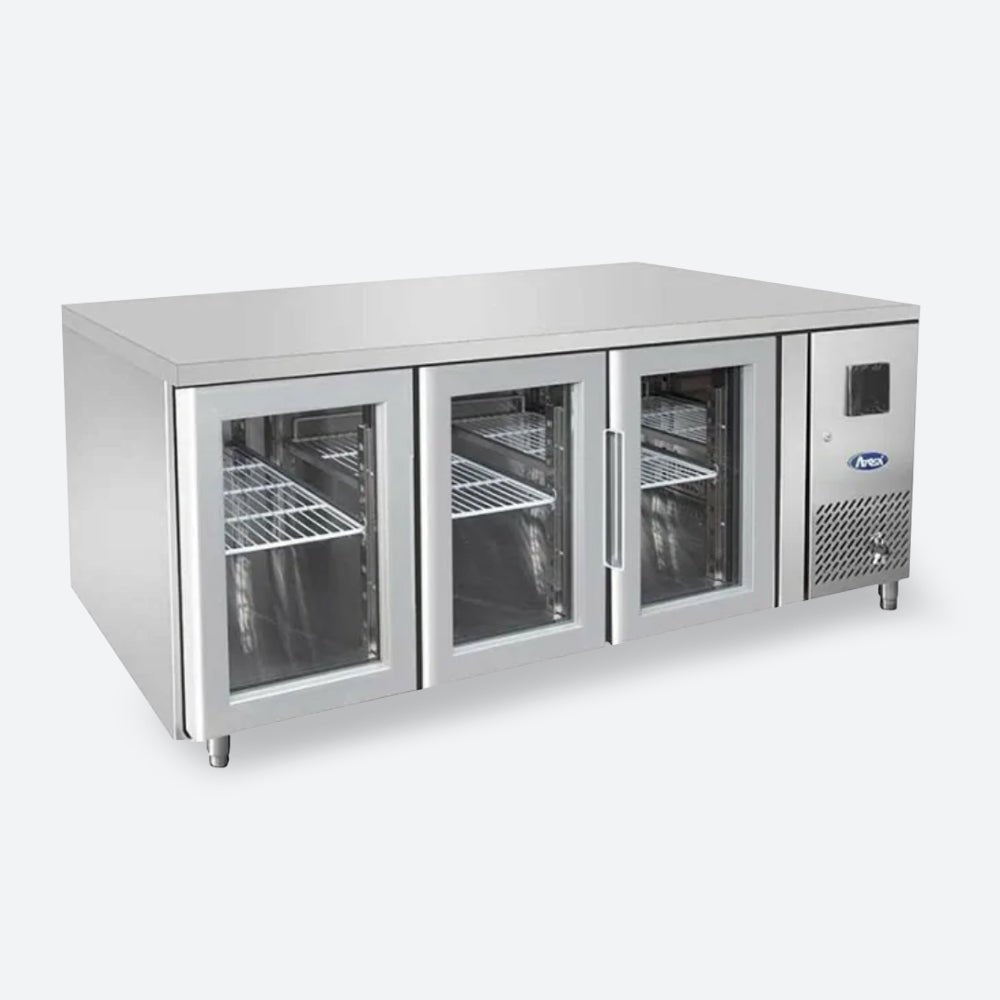 【Seria EPF】Masă Frigorifică (Rece) cu 3 Uși de Sticlă - Atosa Romania