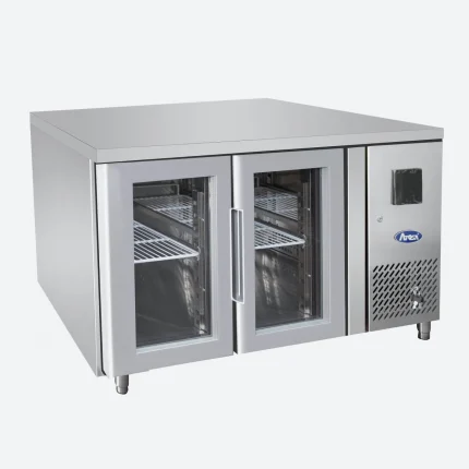 seria epfmasa frigorifica rece cu 2 usi de sticla si blat de lucru 700471