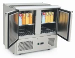 seria eslmasa frigorifica rece cu 2 usi si capac glisant pentru pregatirea salatelorsandwich urilor 849429