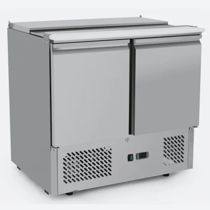 seria eslmasa frigorifica rece cu 2 usi si capac glisant pentru pregatirea salatelorsandwich urilor 886465